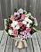 Букет цветов из: Альстромерии, Гвоздики, Розы и Хризантемы в Урожайном