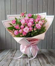 Букет Розовый кустик в Урожайном
