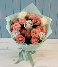 Букет цветов из:  Розы в Урожайном