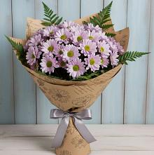 Букет цветов из:  Хризантемы в Урожайном