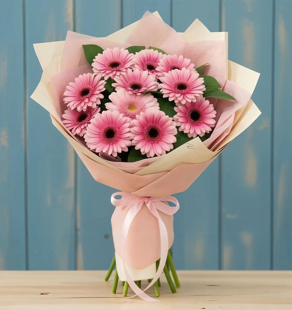 Букет цветов из: Герберы в Урожайном