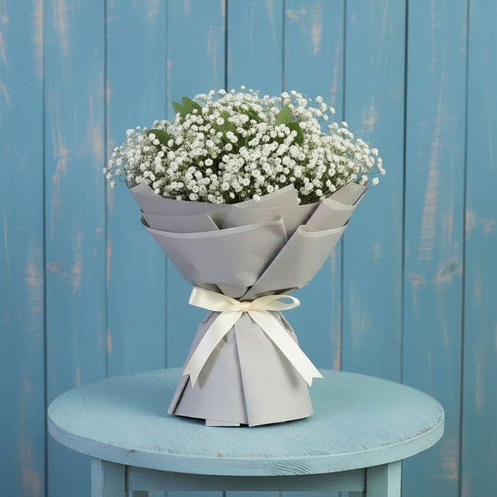 Букет цветов из: Гипсофила в Урожайном