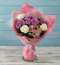 Букет цветов из:  Герберы в Урожайном