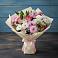 Букет цветов из: Хризантемы, Альстромерии и Розы в Урожайном